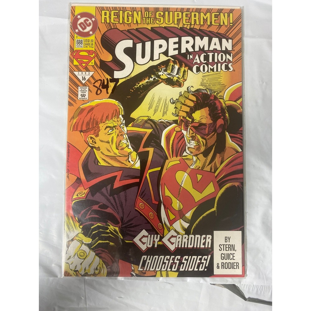 Superman In Action‎ Comics 688 Reign of the Supermen Guy Gardner DC Comics 1993